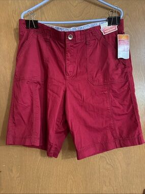 Lee Women's Red Bermuda Shorts